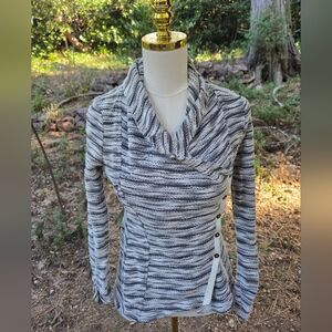 Anthropologie‎ Saturday Sunday Striped Open Front Cardigan